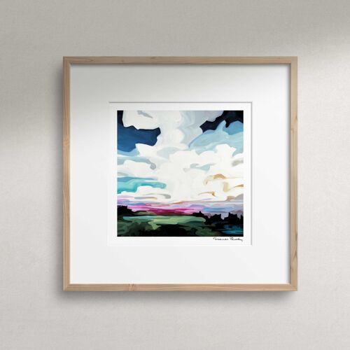 Evening Song | Sunset Sky Painting | Art Print
