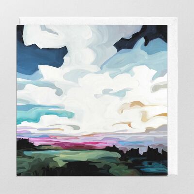 Art Card | Blank Greeting Card | Evening Song