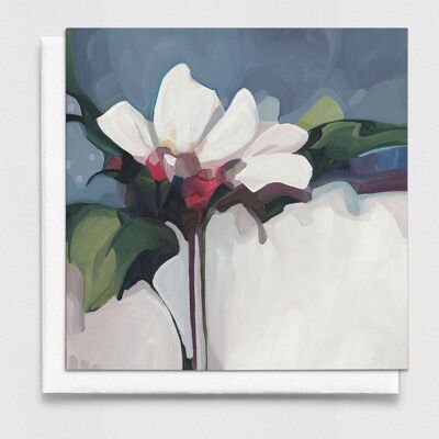 tarjeta de arte | Pintura abstracta floral | Armada