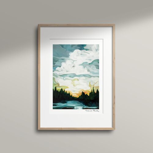 Tailwind | Acrylic Sky Painting | Art Print