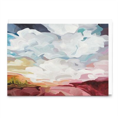 Desert landscape painting | Artist greeting card | Notecards