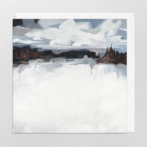 Art Greeting Card | Winter landscapepainting | Winterland