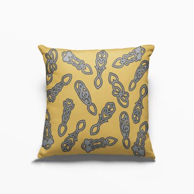 Welsh love spoon cushions