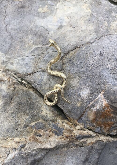 Snake earring - Gold