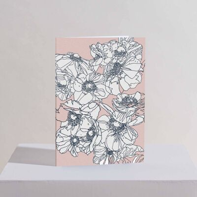 Anemones Greetings Card