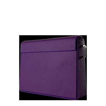 noshi en cuir violet 7