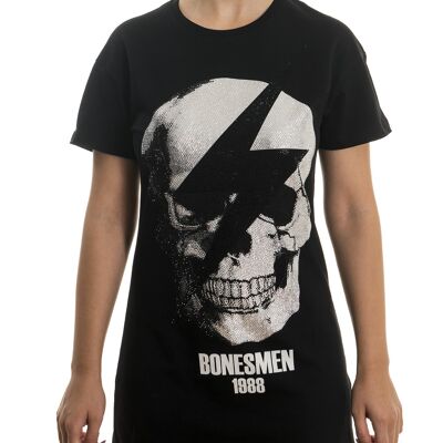 BONESMEN T-Shirt Short Dresses Lighting Skull