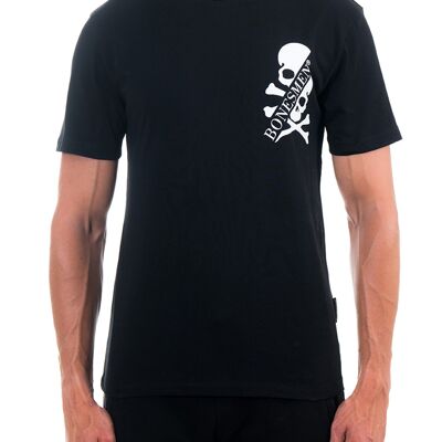 BONESMEN T-shirt Round Neck DOUBLE SKULL