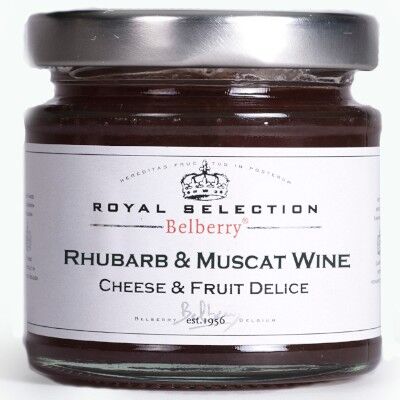 CONFITURE FROMAGE & FRUIT Rhubarbe & Vin Muscat