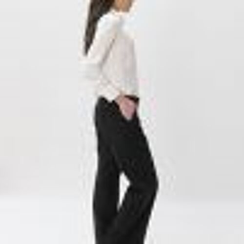 Pantalone classico colore nero