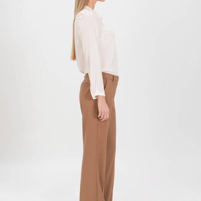 Pantalon classique couleur camel