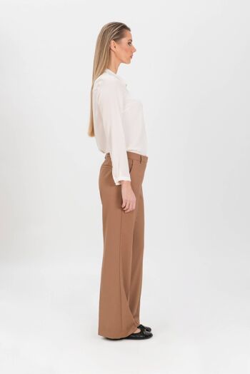 Pantalon classique couleur camel 1