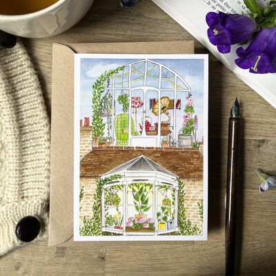 The Greenhouse on the Roof - Postcard