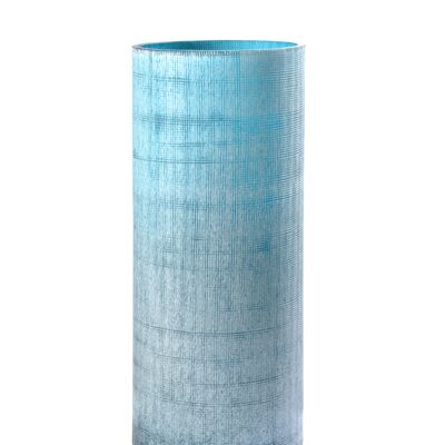 Sompex lifestyle ashley vase blau groß 14,5cmx35cm glas (in verschiedenen größen, auch in grau und sand erhältlich)