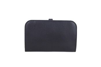 Nouvelle couleur PU sac à main en cuir portefeuille de haute qualité pour femmes sac à main à glissière - L12300 bleu clair 7
