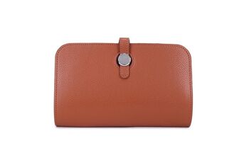 Nouvelle couleur PU sac à main en cuir portefeuille de haute qualité pour femmes sac à main à glissière - L12300 rouge 7