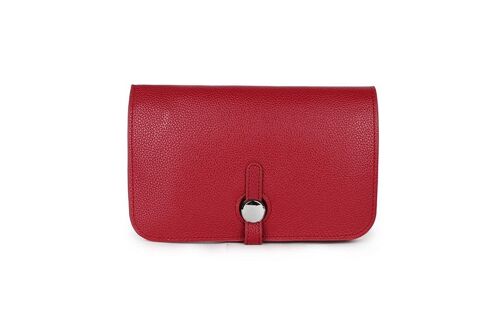 New Colour PU Leather Purse  High Quality Wallet for Women Zipper Purse   – L12300 red