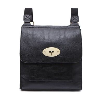 Borsa a tracolla da donna Borsa a tracolla Borsa da viaggio Borsa da viaggio in pelle PU di alta qualità – 21601 nero