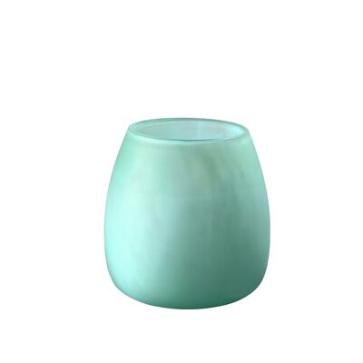 SOMPEX LIFESTYLE ELSA VASE GEFROSTET LEICHTGRÜN KLEIN 20CMx19CM GLAS