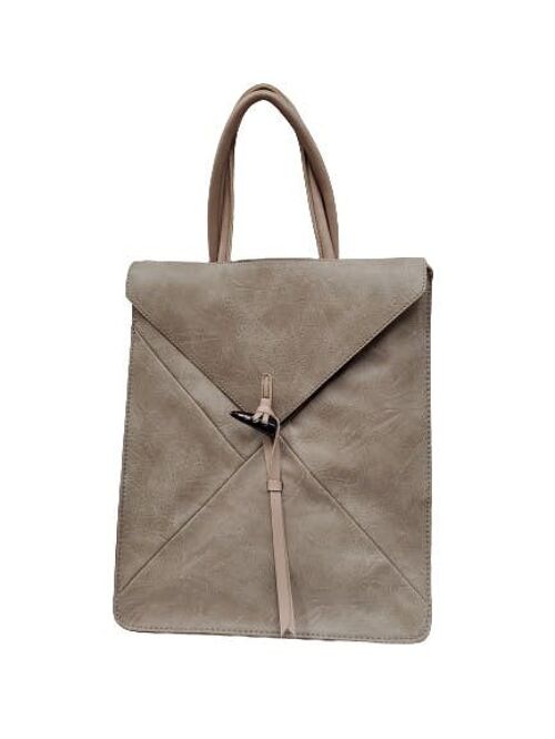 High Quality PU Leather Rucksack Anti-theft Shoulder Bag Ladys Backpack Travel Handbag — 12202 Khaki