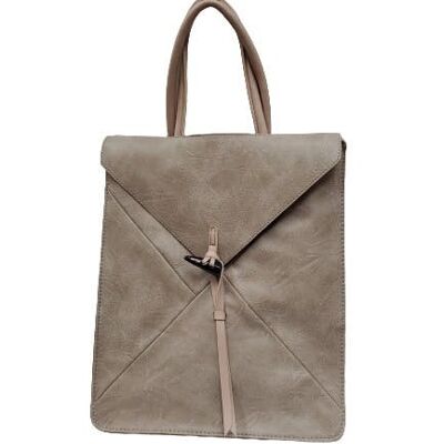 High Quality PU Leather Rucksack Anti-theft Shoulder Bag Ladys Backpack Travel Handbag — 12202 Khaki