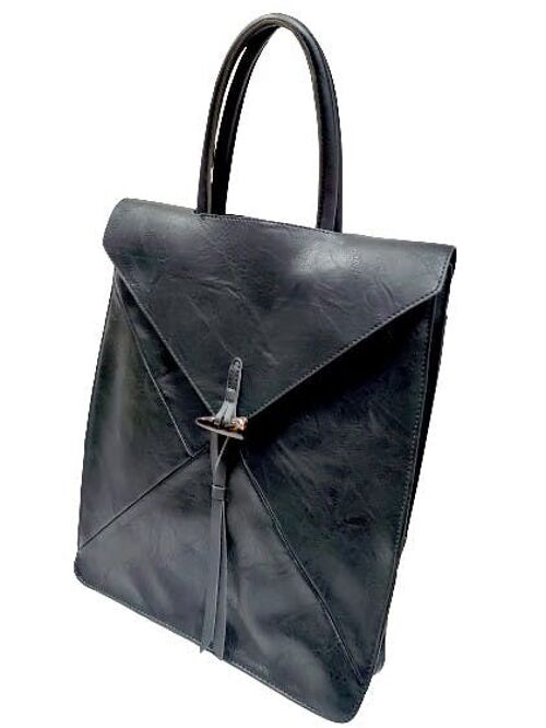High Quality PU Leather Rucksack Anti-theft Shoulder Bag Ladys Backpack Travel Handbag –Black 12202