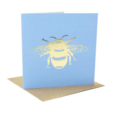 Cartes d'abeilles dorées