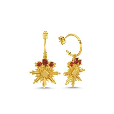 BOUCLES D'OREILLES NOVA - paire de boucles d'oreilles