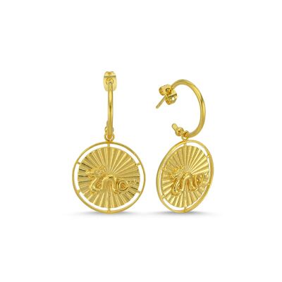 BOUCLES D'OREILLES DREKI - paire de boucles d'oreilles