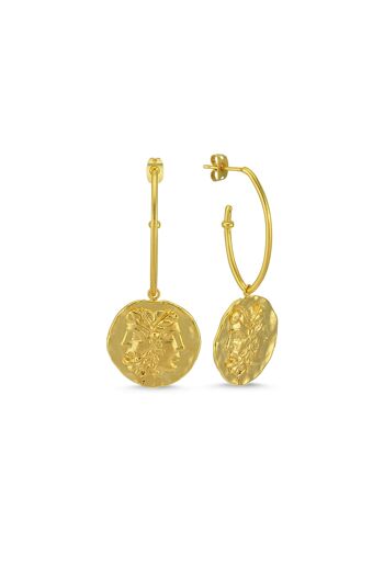 BOUCLES D'OREILLES JANUS - boucle d'oreille unique 1