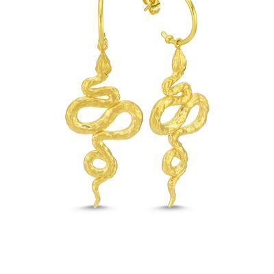 BOUCLES D'OREILLES NAGA - paire de boucles d'oreilles