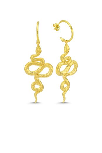 BOUCLES D'OREILLES NAGA - paire de boucles d'oreilles 1