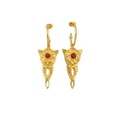 COSMIC ROSE EARRINGS - pair of earrings