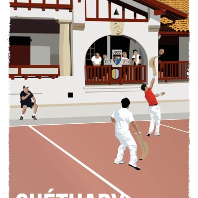 Guéthary - Fronton 30x40