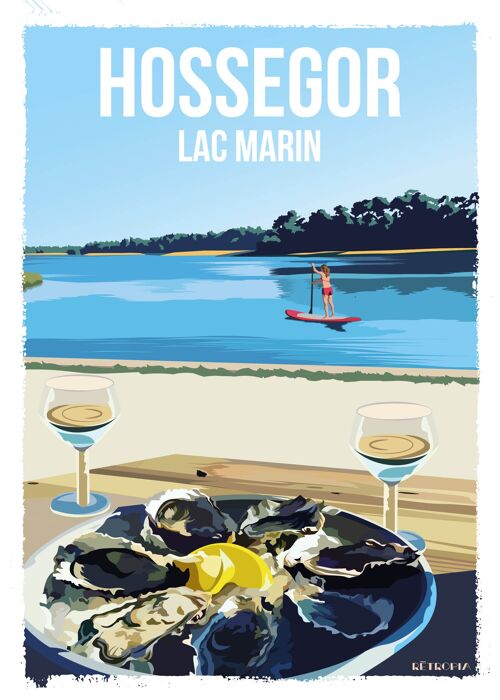 Hossegor - plateau de fruit de mer 30x40