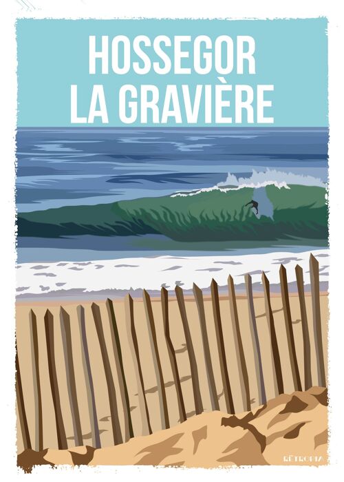 Hossegor - La gravière 30x40