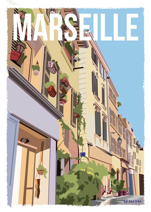 Marseille le panier 30x40