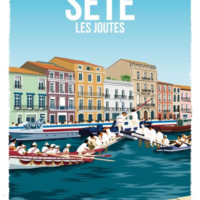 Sète les Joutes 30x40