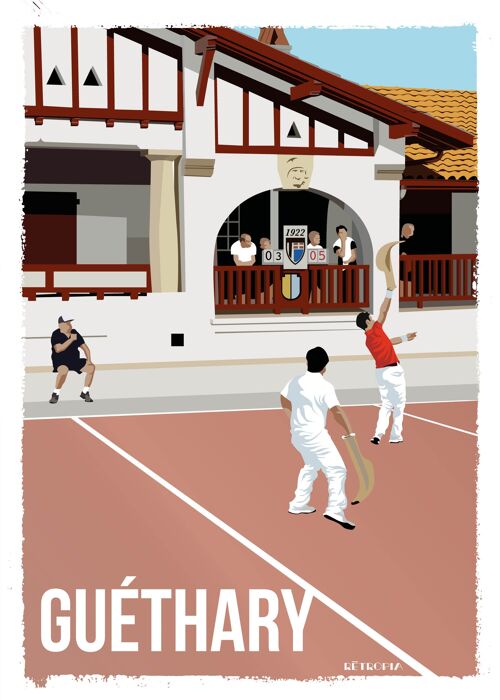 Guéthary - Fronton 50x70