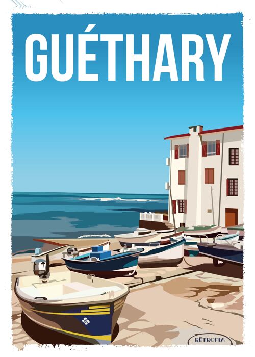 Guéthary le port 50x70