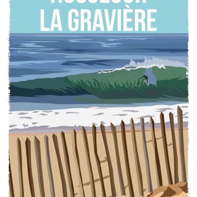 Hossegor - La gravière 50x70