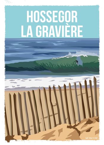 Hossegor - La gravière 50x70