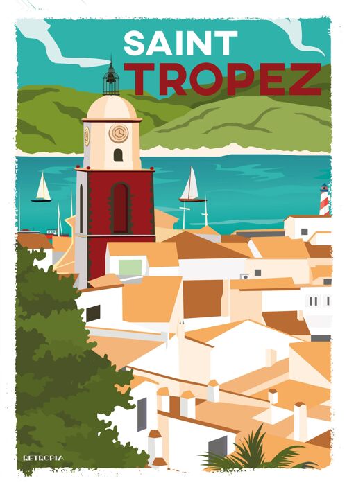 Saint tropez 50x70