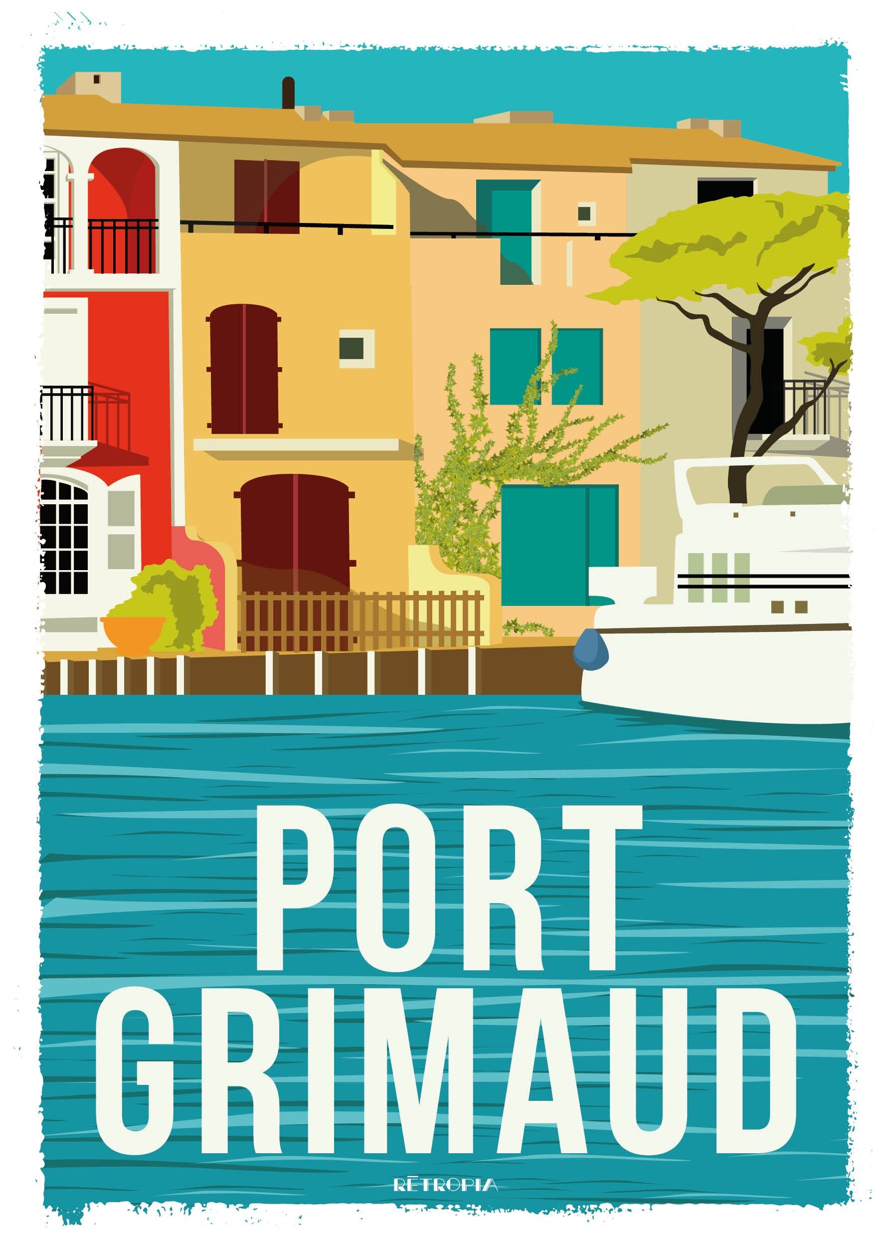 Puerto Grimaud 50x70