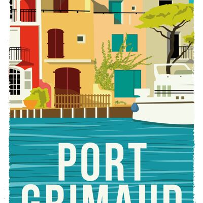 Puerto Grimaud 50x70