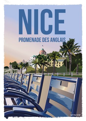 Nice promenade des anglais 50x70