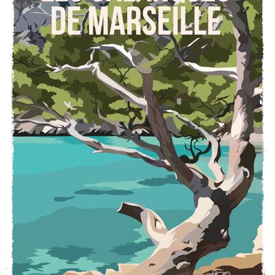 The creeks of Marseille 50x70