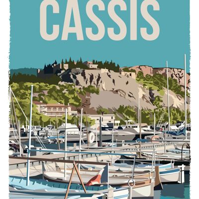 Cassis le fort 50x70