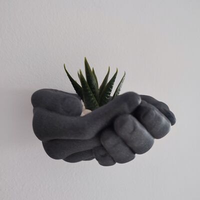 Hängepflanzgefäß mit menschlichen Händen – 2 Größen