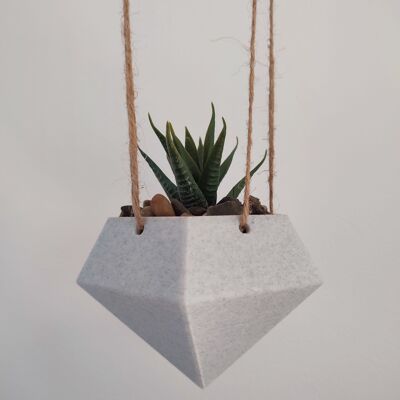 Diamond Shaped Hanging Planter - Home and Garden Decoration